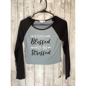 Ruby & Lace Girls Casual Crew Neck Long Sleeve Top Shirt Size Medium